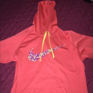 Orange Nike therma-fit hoodie